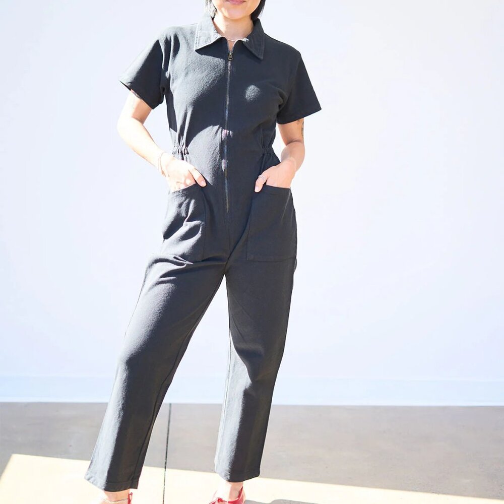 Noble Utility Suit: Jumpsuit, Medium, Ash